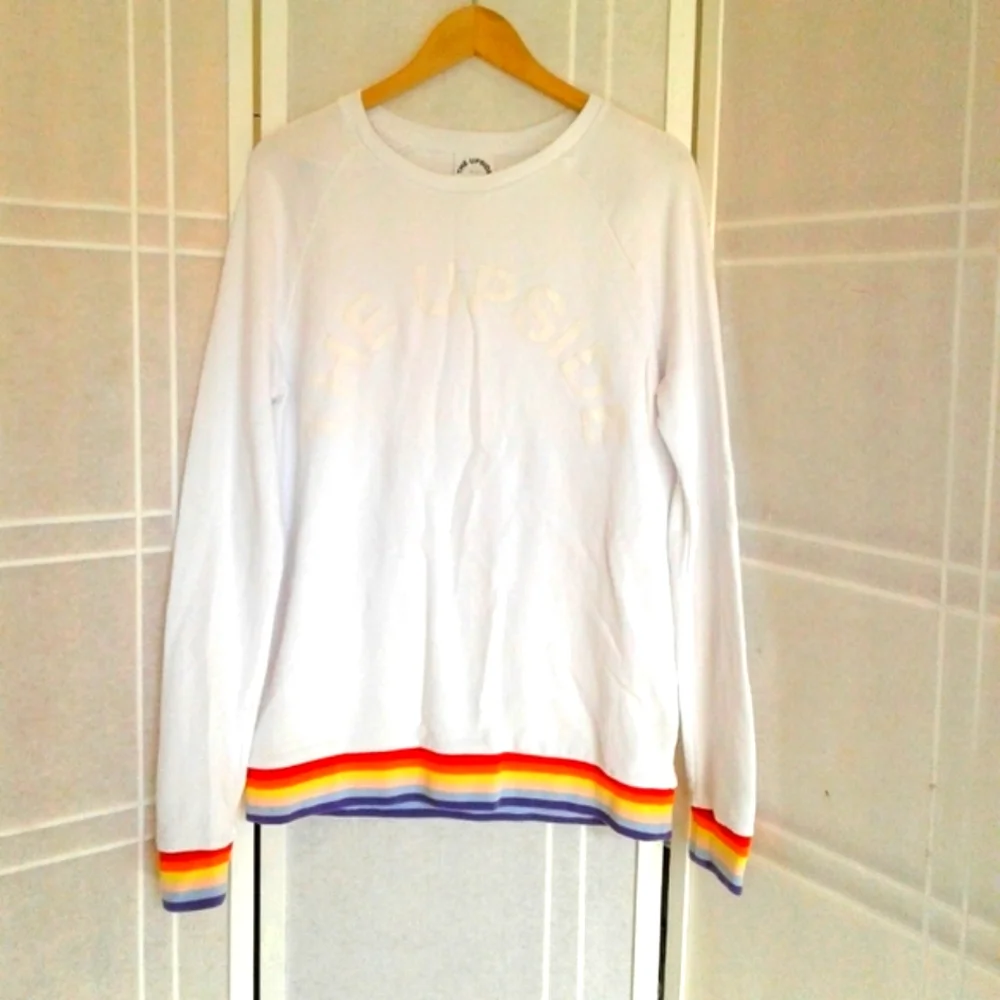 The Upside white cotton sweatshirt - Picture 1 of 6